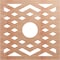 Ekena Millwork Chevron Wood Fretwork Pierced Ceiling Medallion, Cherry, 38"OD x 9 7/8"ID x 3/8"T CMWP38X38X0375CHCH - alternate 1